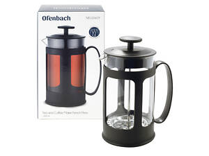 Заварник френчпресс 600ml для чая и кофе KL226220 Kamille