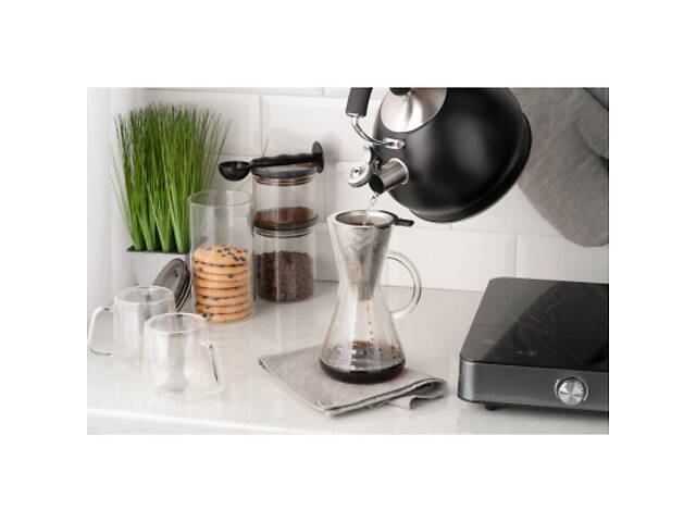 Чайник Ardesto Кемекс для кави Black Mars 600 мл (AR0706CM) - Фото 10