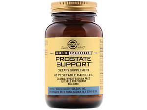 Здоров'я простати (Prostate Support), Solgar, Gold Specifics, 60 вегетаріанських капсул