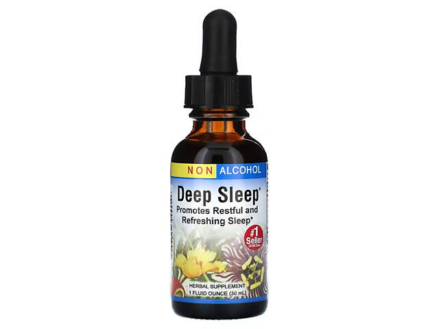 Здоровый сон, без алкоголя, Deep Sleep, Herbs Etc., 30 мл Здоровый сон, без алкоголя, Deep Sleep, Herbs Etc., 30 мл