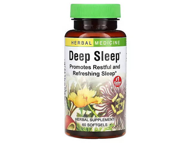 Здоровый сон, Deep Sleep, Herbs Etc., 60 капсул Здоровый сон, Deep Sleep, Herbs Etc., 60 капсул