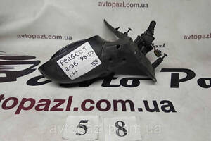 ZE0058 96480955XT Дзеркало L Peugeot/Citroen 206 98-09 0