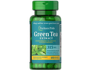 Зелений чай Puritan's Pride Green Tea 315 мг 100 капс