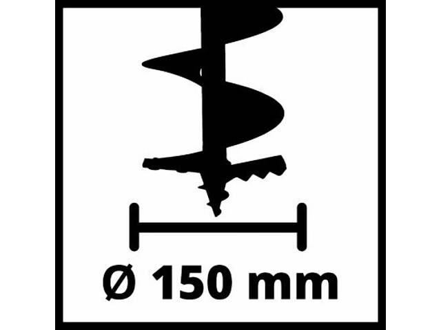 Земляний бур Einhell GP-EA 18/150 Li BL (без АКБ і ЗУ) (3437000) - Фото 5