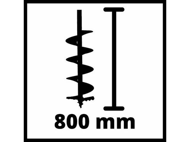 Земляний бур Einhell GP-EA 18/150 Li BL (без АКБ і ЗУ) (3437000) - Фото 6