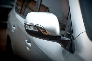 Зеркала в сборе Executive (1 шт) Черное (правое) для Toyota Land Cruiser 200