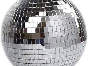 Дзеркальний диско-шар 20 см ідеально підходить для вечірки DJ