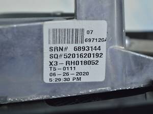 Дзеркало бічне праве BMW X3 G01 18-21 9 пінів, поворотник, BSM, камера, чорне (01) 51168491710