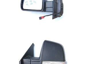 735497891 Зеркало левое электрическое с повторителем 6 пинов Fiat Doblo 09-15, Opel Combo D 11-18 (735497891, 735528051)