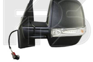 Зеркало левое Fiat Doblo 10- электрическое с обогревом 6 PIN +указатель (VIEW MAX). FP2608M01
