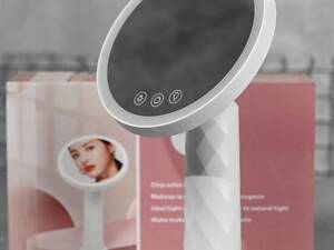 Дзеркало-нічник з LED підсвічуванням кругле ВТ3946