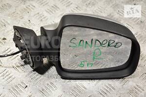 Зеркало правое электр 5 пинов Renault Sandero 2007-2013 820049751