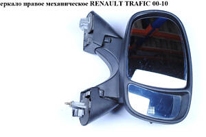 Зеркало правое механическое RENAULT TRAFIC 00-14 (РЕНО ТРАФИК) (7701473243, 4408527)