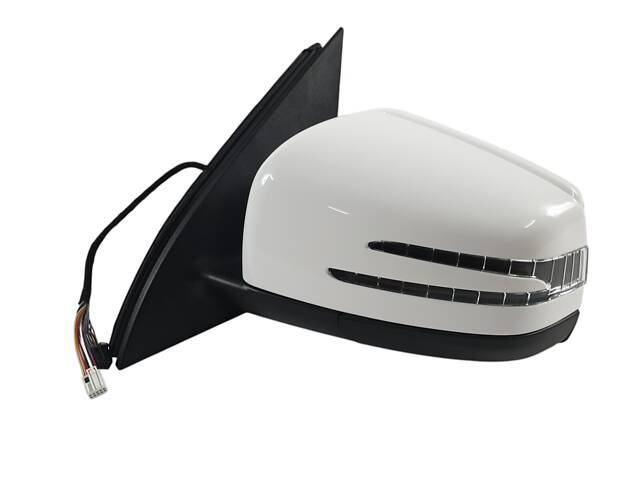 Зеркало в сборе LH (белое) на Mercedes-Benz ML-Class W166 2011-2015 года - Фото 2