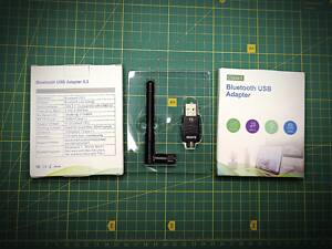 Zexmte USB Bluetooth 5.3 адаптер с дальностью до 100 м [Win 8/8.1/10/11] HCI 12.513