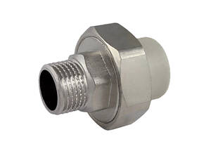 Зганяння-американка PP-R SANTAN 40х1 1/4' із зовнішнім різьбленням посилений