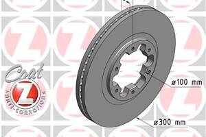 ZIMMERMANN 200.2516.20 Диск гальмівний (передній) Nissan Navara 01-/Pathfinder II 97-04 (300x28)