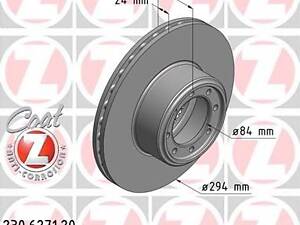 Zimmermann 230627120. Диск тормозной