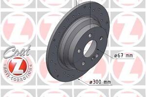 ZIMMERMANN 400.3621.52 Диск тормозной (задний) MB E-class (W211/W212/S211/S212) 02- (300x10)