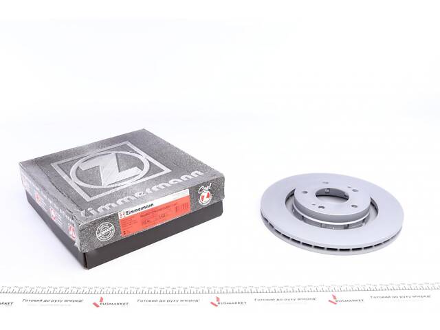 ZIMMERMANN 440.3122.20 Тормозной диск (передний) Mitsubishi Outlander 03-/Citroen C-Crosser 07- (294x24) (с покр) (вент) - Фото 1