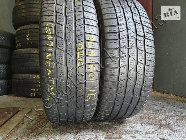 Зимние шины бу 205/60 R16 Continental