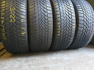 Зимние шины бу 215/55 R17 Bridgestone