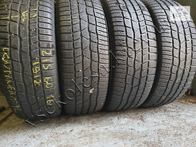 Зимние шины бу 215/60 R16 Continental