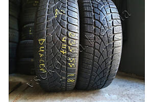 Зимние шины бу 235/55 R18 Dunlop