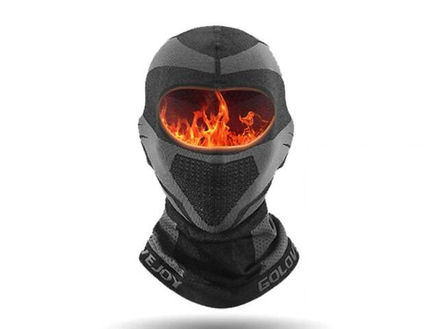 Зимняя маска подшлемник балаклава Primo Golovejoy Winter с флисом - Black - Фото 1