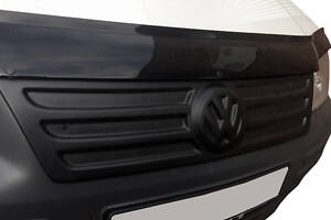 Зимняя накладка на решетку (верхняя) Глянцевая для Volkswagen Caddy 2004-2010 гг