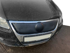 Зимняя накладка на решетку (верхняя) Глянцевая для Volkswagen Passat B6 2006-2012 гг