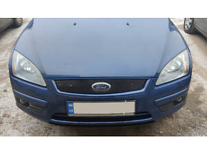 Зимняя накладка на решетку Глянцевая для Ford Focus II 2005-2008 гг