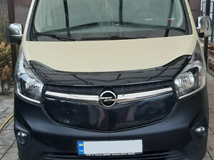 Зимова накладка на решітку Глянцева для Opel Vivaro 2015-2019 рр