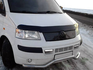 Зимова накладка на решітку радіатора Volkswagen T5 2003-2009 (верх) матова Digital Designs