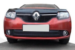 Зимняя нижняя накладка на решетку Глянцевая для Renault Logan MCV 2013-2022 гг