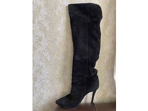 Зимові чоботи замшеві