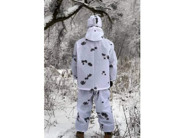 Зимний женский костюм водоотталкивающая софтшел Soft-Shell военная форма Мультикам ВСУ + Маскировочный костюм зимний. - Фото 23