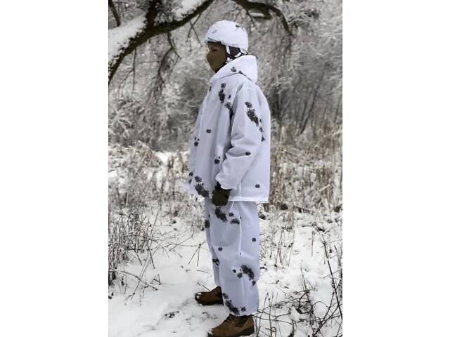 Зимний женский костюм водоотталкивающая софтшел Soft-Shell военная форма Мультикам ВСУ + Маскировочный костюм зимний. - Фото 18