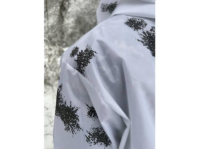 Зимний женский костюм водоотталкивающая софтшел Soft-Shell военная форма Мультикам ВСУ + Маскировочный костюм зимний. - Фото 24