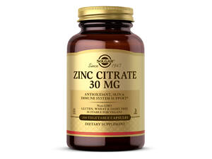 Zinc Citrate 30mg - 100 vcaps