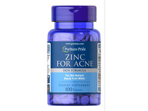 Zinc for Acne, 100 таблеток