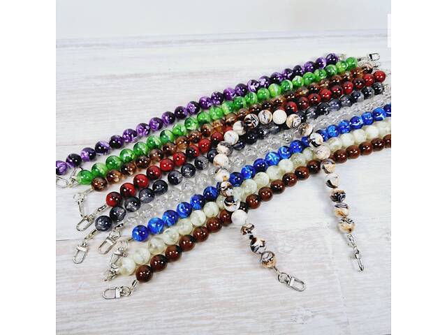 Смена ручка для сумок из бусин. - Фото 1