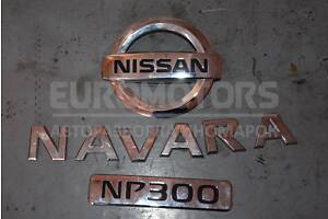 Значок емблема комплект Nissan Navara 2015 65218