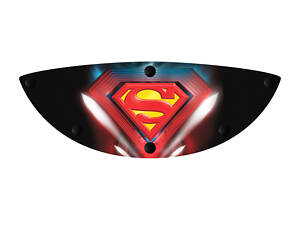 Знімна кишеня поясної сумки-бананки WAUDOG Family для корму і аксесуарів, малюнок 'Супермен 1'