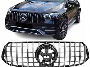 СНЯТИЕ РЕШЕТКИ MERCEDES GLE W167 V167 C167 COUPE PANAMERICANA AMG GT CHROME