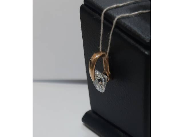 Золотое кольцо с фианитами. - Фото 1