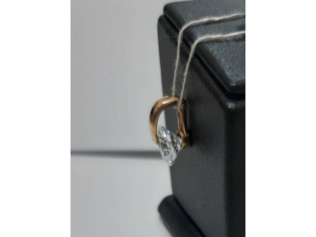 Золотое кольцо с фианитами. - Фото 3