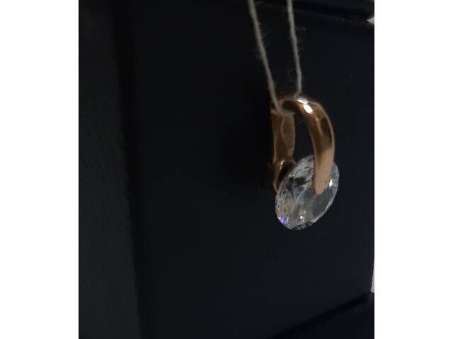 Золотое кольцо с фианитами. - Фото 4