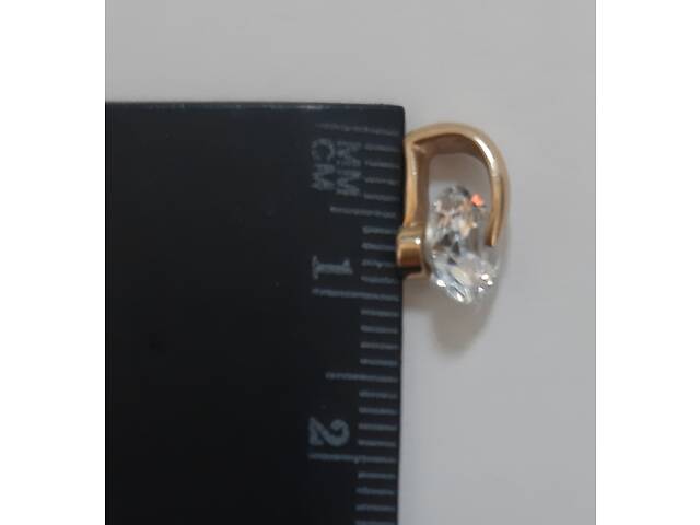 Золотое кольцо с фианитами. - Фото 5