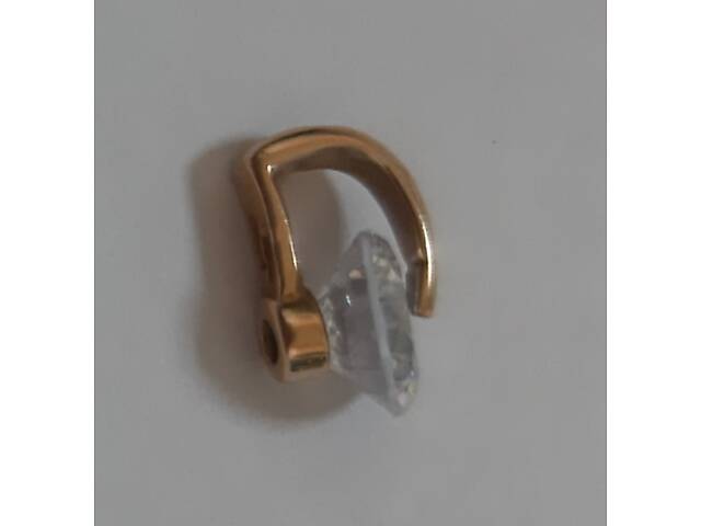 Золотое кольцо с фианитами. - Фото 7